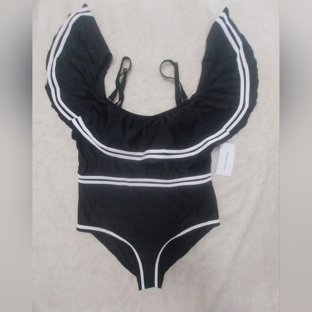 Women's one-piece swimsuit, plus size swimsuit with tummy control NEW - Picture 12 of 14